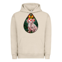 Pigment French Oak christmas pig Urban Hoodie - LillyAllenDesigns