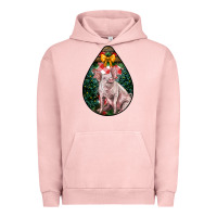 Pigment Salmon christmas pig Urban Hoodie - LillyAllenDesigns