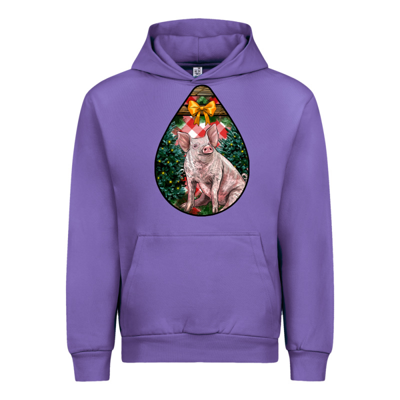 Christmas Pig Urban Hoodie by LillyAllenDesigns | Teevron