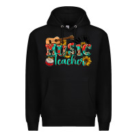 Black music teacher Premium Hoodie - NancyCooperArtShop