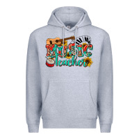Heather Grey music teacher Premium Hoodie - NancyCooperArtShop