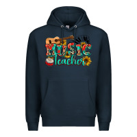 Navy music teacher Premium Hoodie - NancyCooperArtShop
