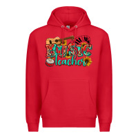 Red music teacher Premium Hoodie - NancyCooperArtShop