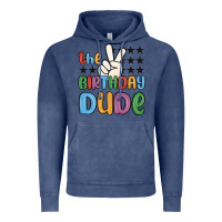 Vintage Denim the birthday dude Vintage Hoodie - MaliasSmallBusiness