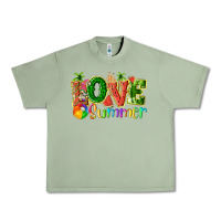 Oil Green love summer with watermelon tbw Urban Heavy Tee - texasbilliewilder