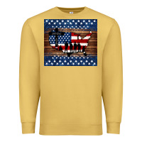 Antique Gold god bless america american flag tumbler Premium Sweatshirt - Jasminsmagicworld