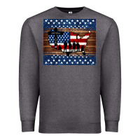 Charcoal Heather god bless america american flag tumbler Premium Sweatshirt - Jasminsmagicworld
