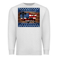 Oatmeal Heather god bless america american flag tumbler Premium Sweatshirt - Jasminsmagicworld