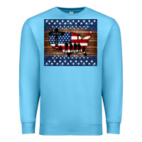 Ocean Blue god bless america american flag tumbler Premium Sweatshirt - Jasminsmagicworld