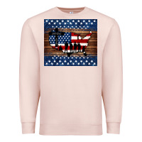 Pale Pink god bless america american flag tumbler Premium Sweatshirt - Jasminsmagicworld