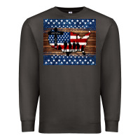 Smoke god bless america american flag tumbler Premium Sweatshirt - Jasminsmagicworld
