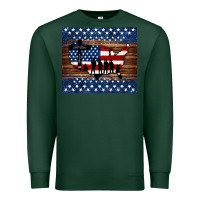 Sports Green god bless america american flag tumbler Premium Sweatshirt - Jasminsmagicworld
