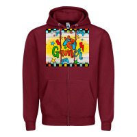 Burgundy gamer Zipper Hoodie - JahusDesignShop