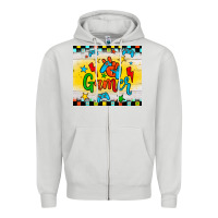 Dove Grey gamer Zipper Hoodie - JahusDesignShop