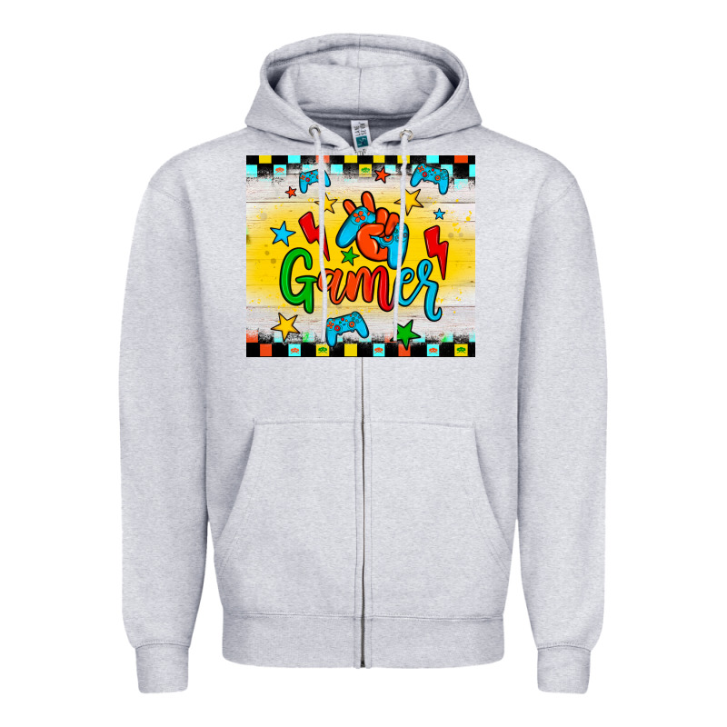 Gamer Zipper Hoodie by JahusDesignShop | Teevron