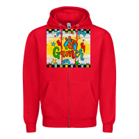 Red gamer Zipper Hoodie - JahusDesignShop