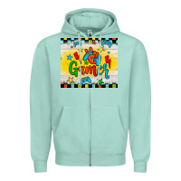 Seafoam gamer Zipper Hoodie - JahusDesignShop