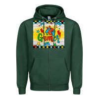 Sports Green gamer Zipper Hoodie - JahusDesignShop