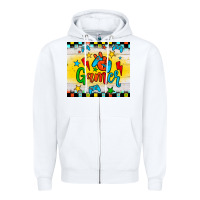 White gamer Zipper Hoodie - JahusDesignShop
