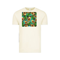 Avacado With Turquoise And Leopard Background Mug Coaster Vintage Tee | Teevron