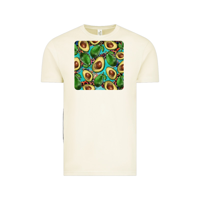 Avacado With Turquoise And Leopard Background Mug Coaster Vintage Tee by BarkalooDesign | Teevron