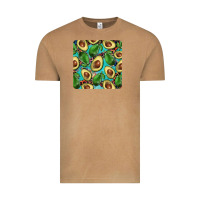 Vintage Camel avacado with turquoise and leopard background mug coaster Vintage Tee - BarkalooDesign