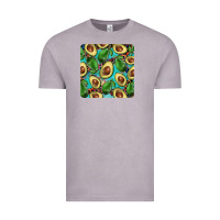 Vintage Zinc avacado with turquoise and leopard background mug coaster Vintage Tee - BarkalooDesign