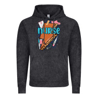 Vintage Black nurse lightning bolt Vintage Hoodie - MaliasSmallBusiness