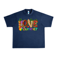 Navy love summer with strawberry Urban Heavy Tee - texasbilliewilder