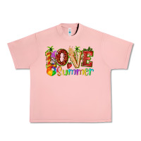 Salmon love summer with strawberry Urban Heavy Tee - texasbilliewilder