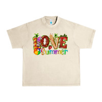 Sandshell love summer with strawberry Urban Heavy Tee - texasbilliewilder