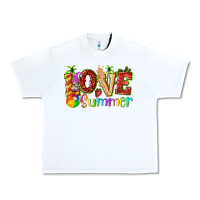 White love summer with strawberry Urban Heavy Tee - texasbilliewilder