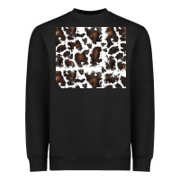 Black cowhide pattern Heavyweight Sweatshirt - RanaPortraitStore