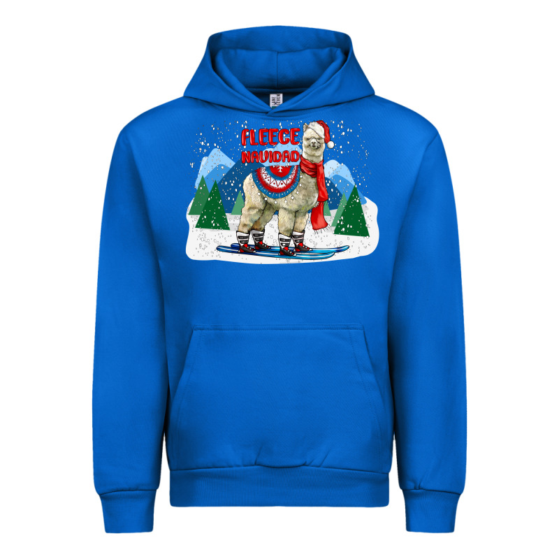 Fleece Navidad Alpaca Mountains Urban Hoodie by LillyAllenDesigns | Teevron