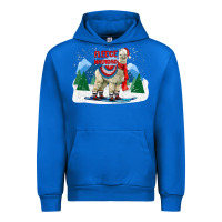 Cobalt fleece navidad alpaca mountains Urban Hoodie - LillyAllenDesigns