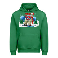 Emerald fleece navidad alpaca mountains Urban Hoodie - LillyAllenDesigns