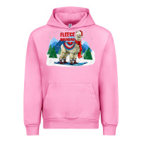 Fuchsia Pink fleece navidad alpaca mountains Urban Hoodie - LillyAllenDesigns