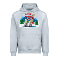Heather Grey fleece navidad alpaca mountains Urban Hoodie - LillyAllenDesigns