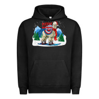 Pigment Black fleece navidad alpaca mountains Urban Hoodie - LillyAllenDesigns