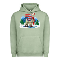 Pigment Oil Green fleece navidad alpaca mountains Urban Hoodie - LillyAllenDesigns