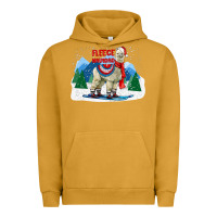 Pigment Peanut Butter fleece navidad alpaca mountains Urban Hoodie - LillyAllenDesigns