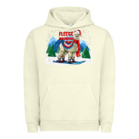 Pigment Pistachio fleece navidad alpaca mountains Urban Hoodie - LillyAllenDesigns