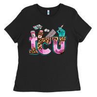 Black icu Ladies Tee - AdoDesignShop