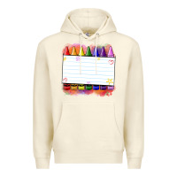 Sandshell crayons add your text Premium Hoodie - NancyCooperArtShop