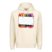 Tofu crayons add your text Premium Hoodie - NancyCooperArtShop