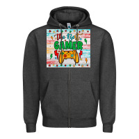 Charcoal Heather the best gamer Zipper Hoodie - JahusDesignShop