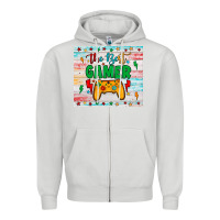 Dove Grey the best gamer Zipper Hoodie - JahusDesignShop