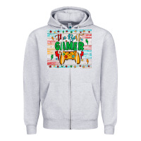 Heather Grey the best gamer Zipper Hoodie - JahusDesignShop