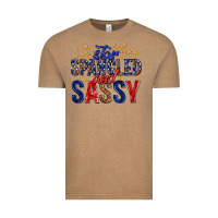 Vintage Coffee star spangled and sassy billie wilder Vintage Tee - texasbilliewilder