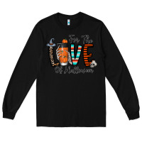 Black for the love of halloween Long Sleeve Tee - CowhideDigitalArt